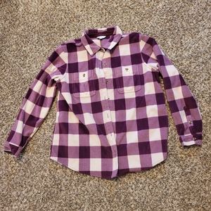 Pink flannel time and tru